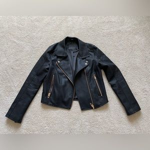 Faux leather jacket